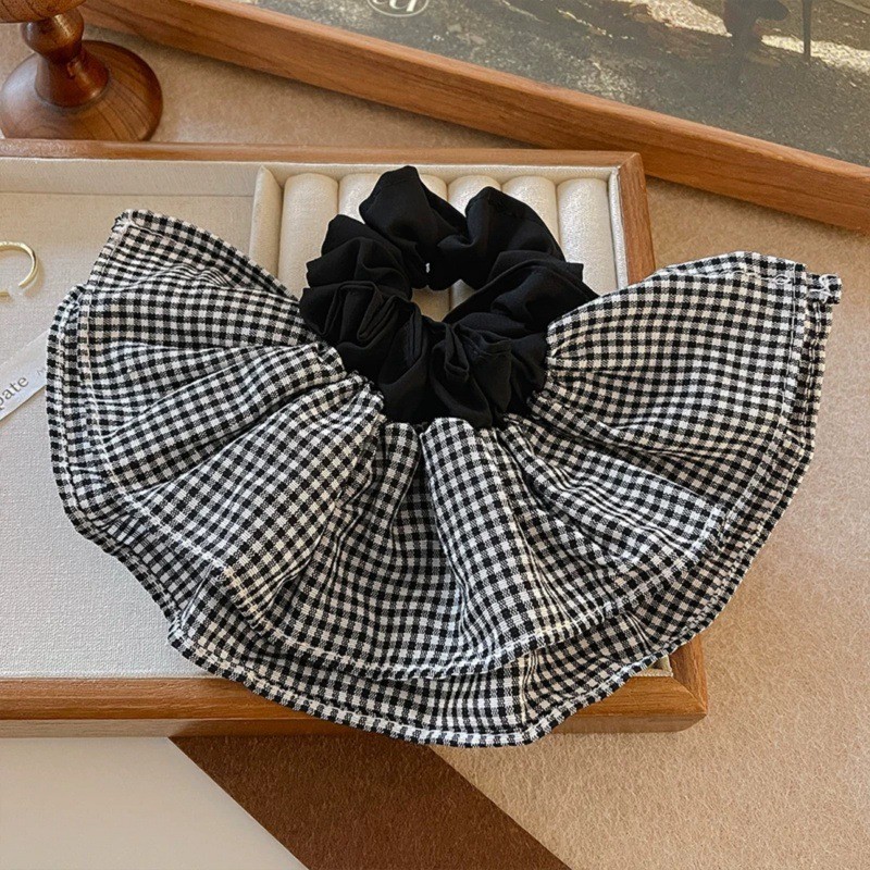 Extra Large Plaid Hair Ties El - огляд і ціна Travel Accessories Aesthetic