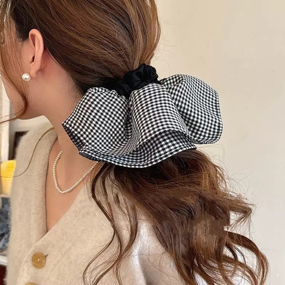 Extra Large Plaid Hair Ties El - огляд і ціна Travel Accessories Aesthetic