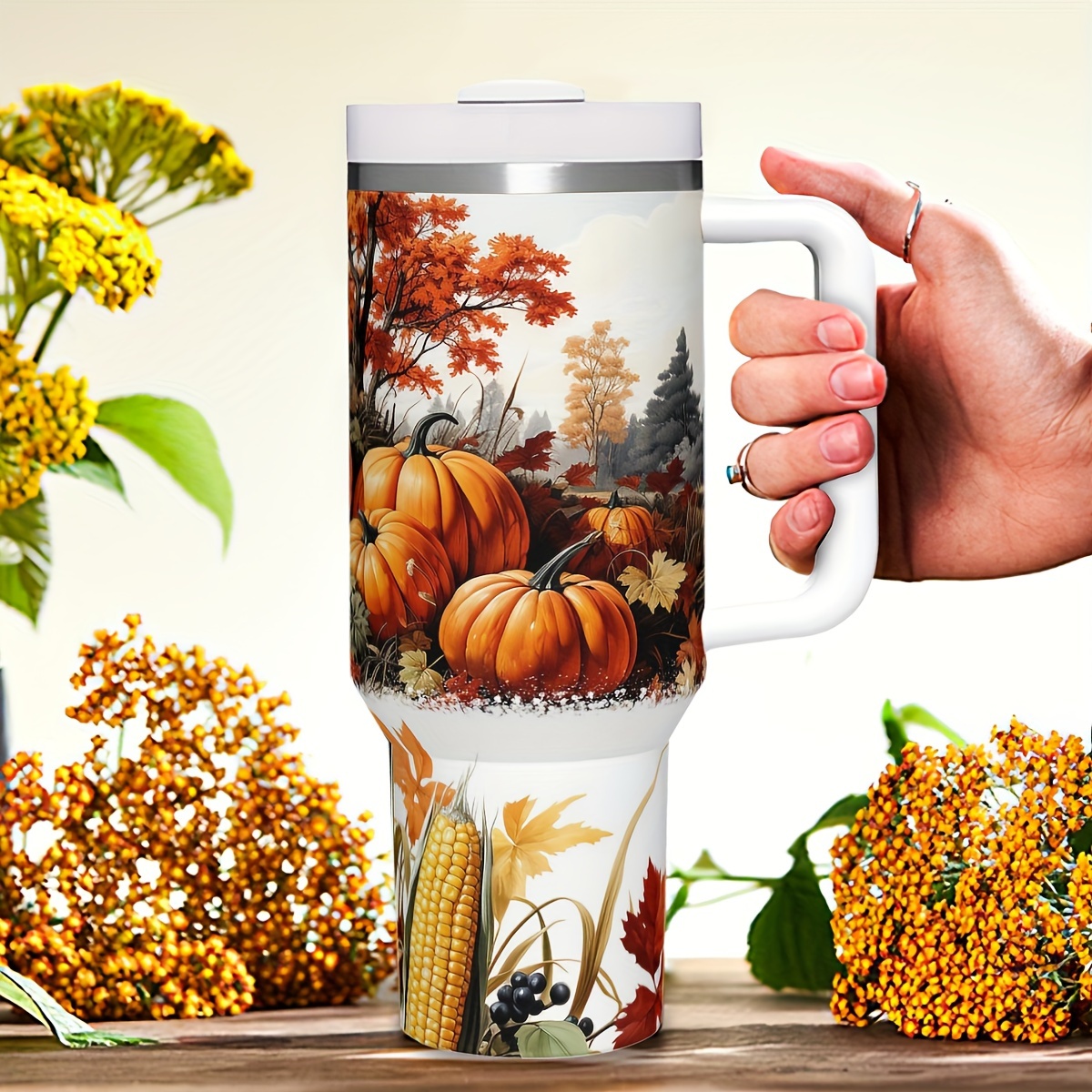 1pc 40oz Autumn Pumpkins Insul - огляд і ціна Travel Accessories Ideas