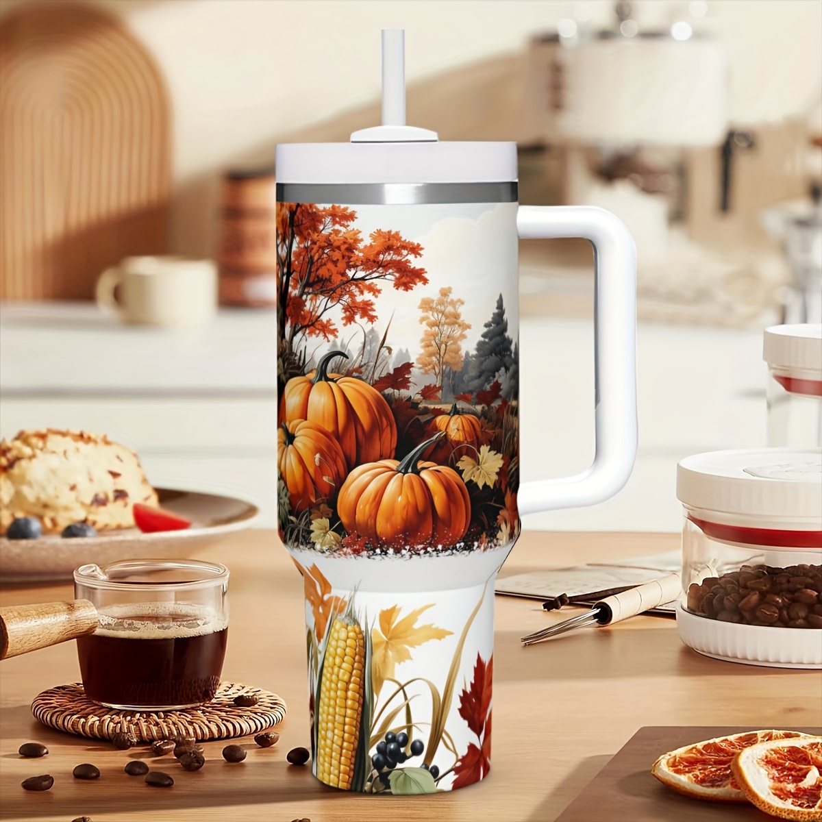 1pc 40oz Autumn Pumpkins Insul - огляд і ціна Travel Accessories Ideas
