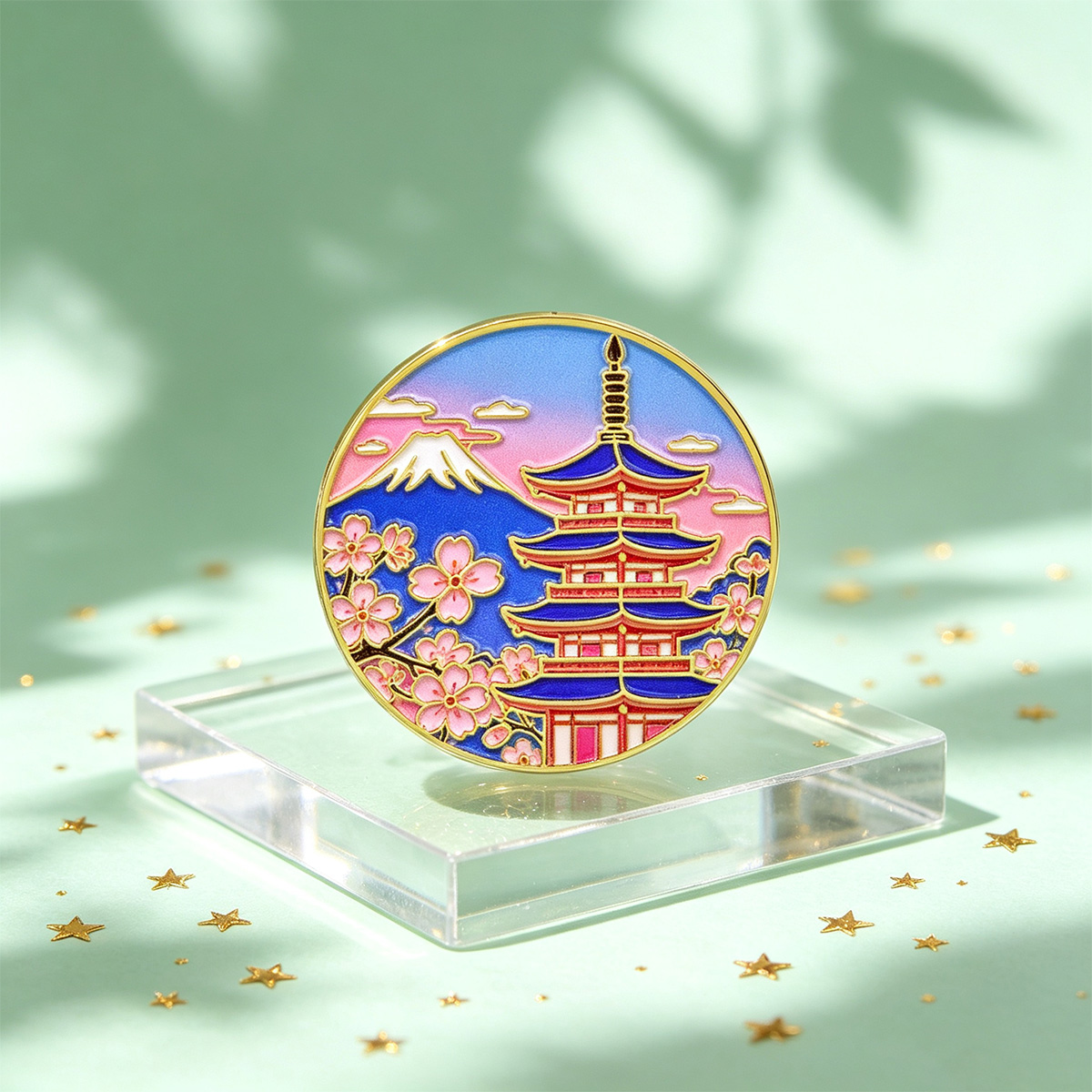 Japanese Cherry Blossom Enamel - огляд і ціна Travel Accessories Jewelry