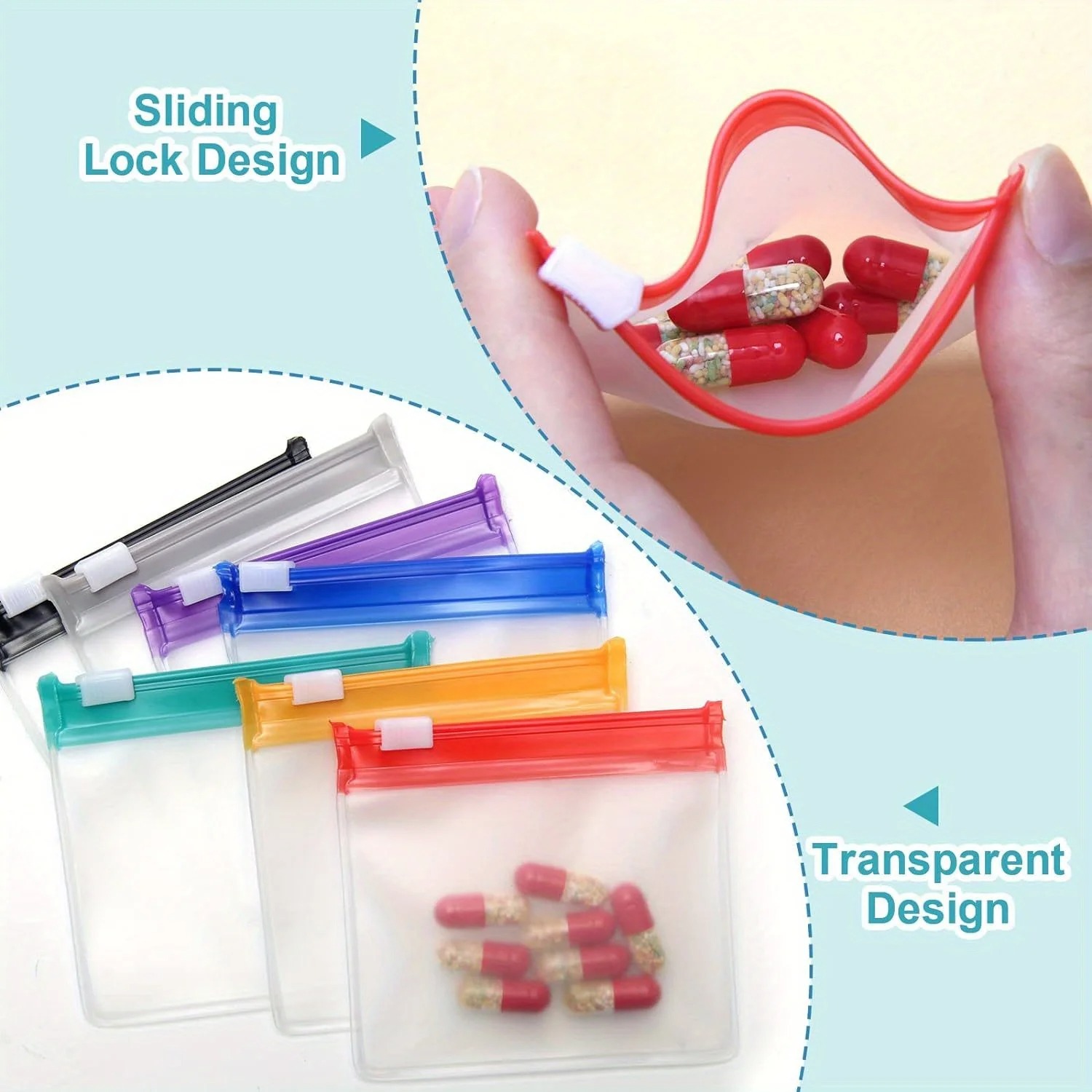 Mini Colorful Pill Dispenser B - огляд і ціна Travel Accessories Jewelry