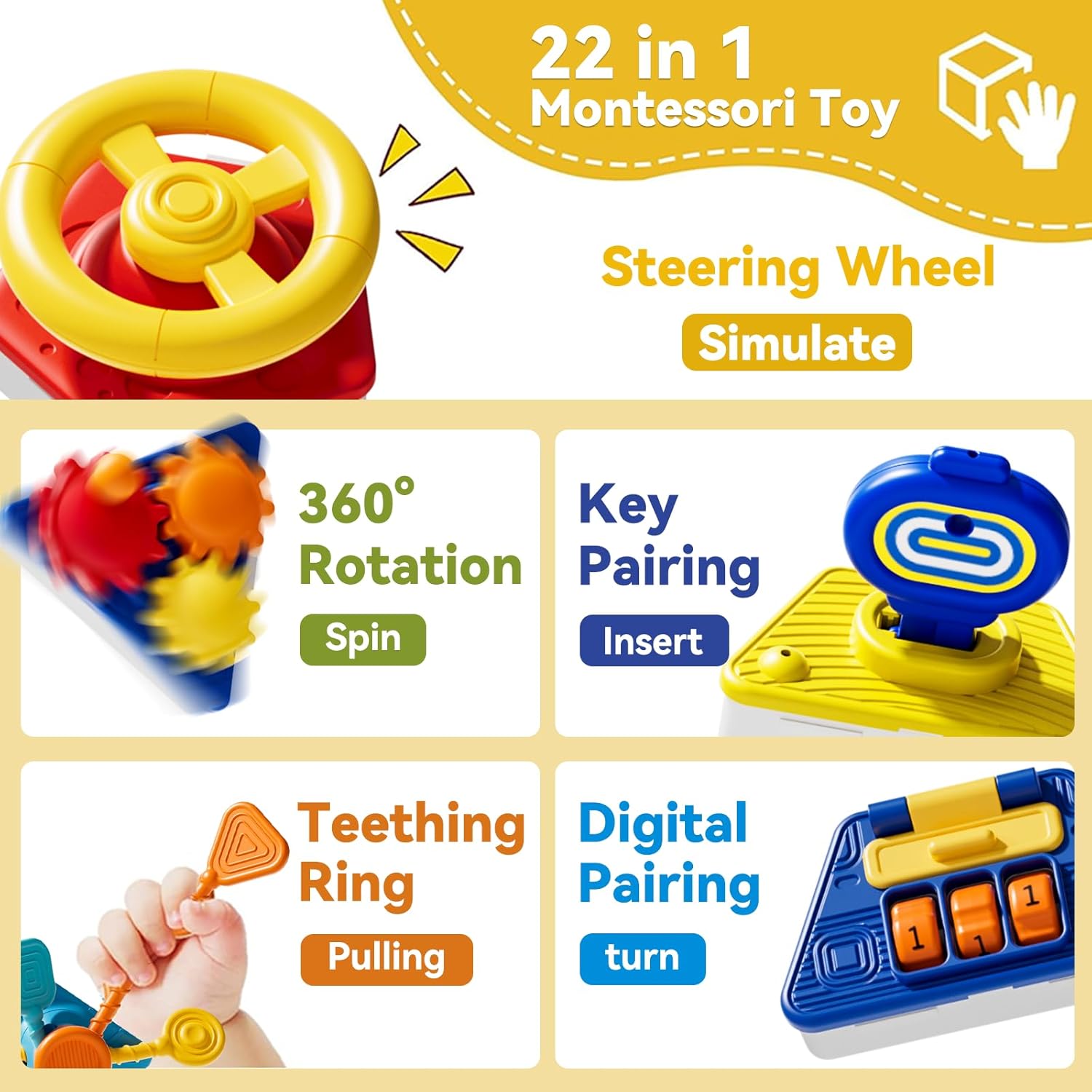Baby Busy Board Activity Cube  - огляд і ціна Travel Accessories Baby