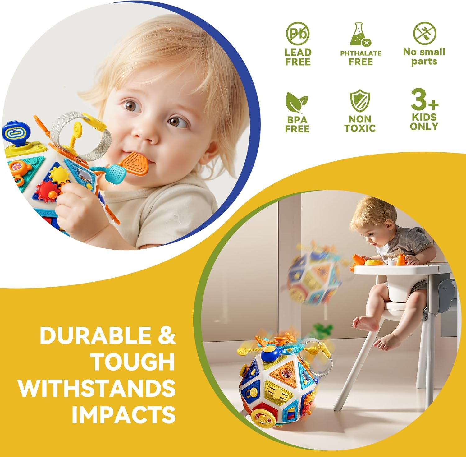 Baby Busy Board Activity Cube  - огляд і ціна Travel Accessories Baby