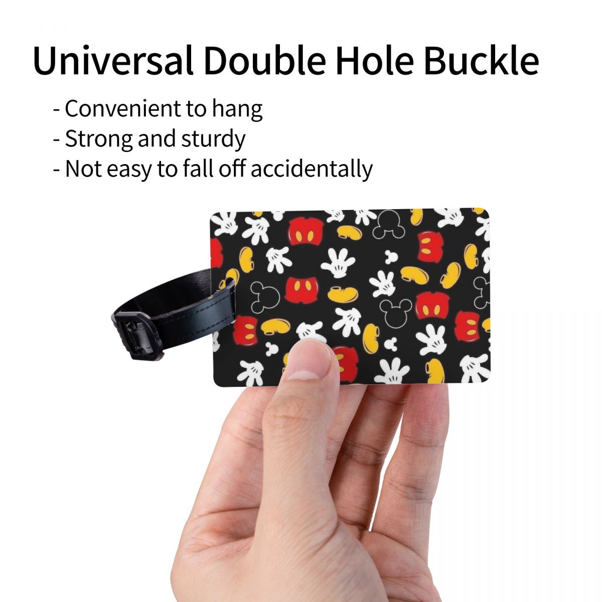 Custom M-Mouse  Luggage Tag fo - огляд і ціна Luggage Cover Protector