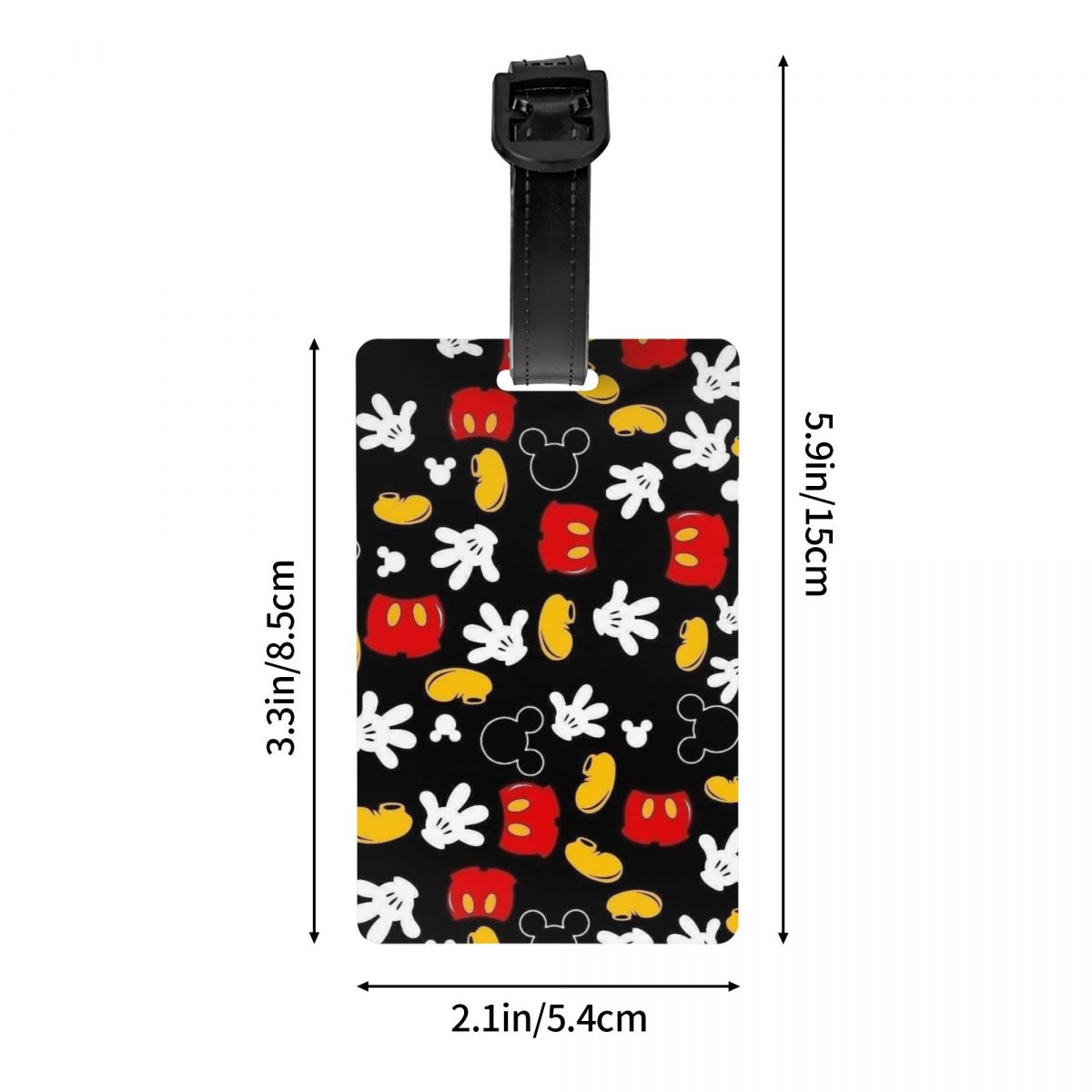 Custom M-Mouse  Luggage Tag fo - огляд і ціна Luggage Cover Protector