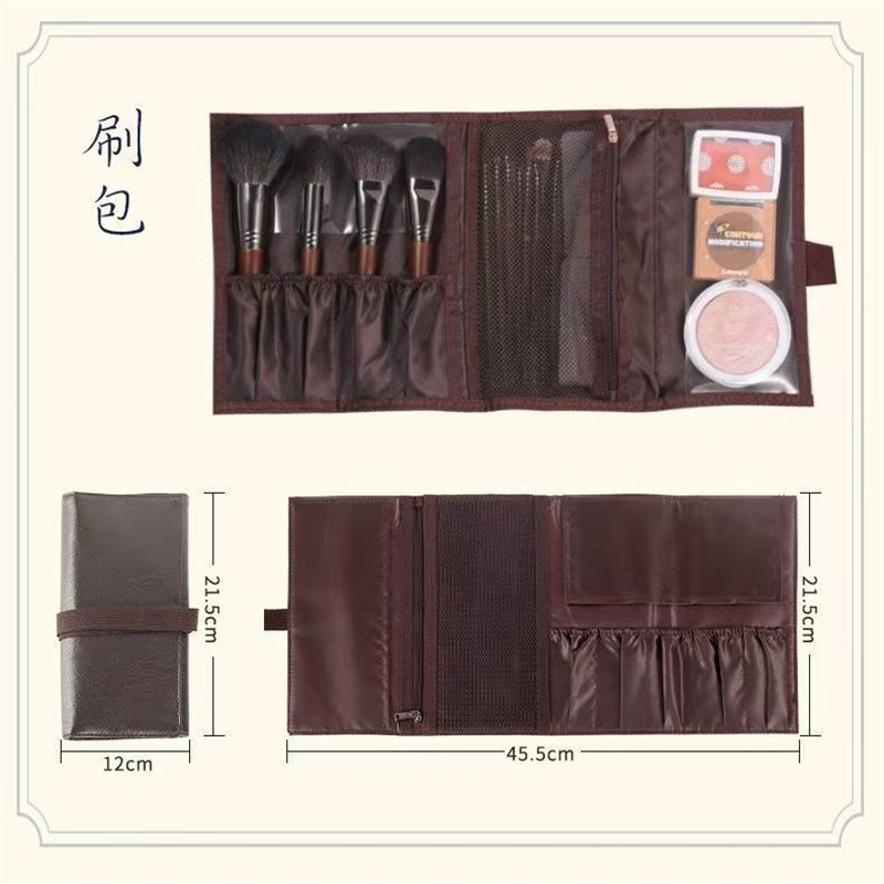 PU Leather Makeup Brush Roll B - огляд і ціна Travel Accessories Organizer Bag