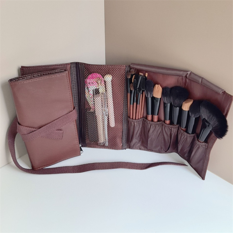 PU Leather Makeup Brush Roll B - огляд і ціна Travel Accessories Organizer Bag