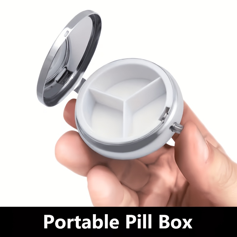 (Flat) 1pc portable round meta - огляд і ціна Travel Accessories As Gifts