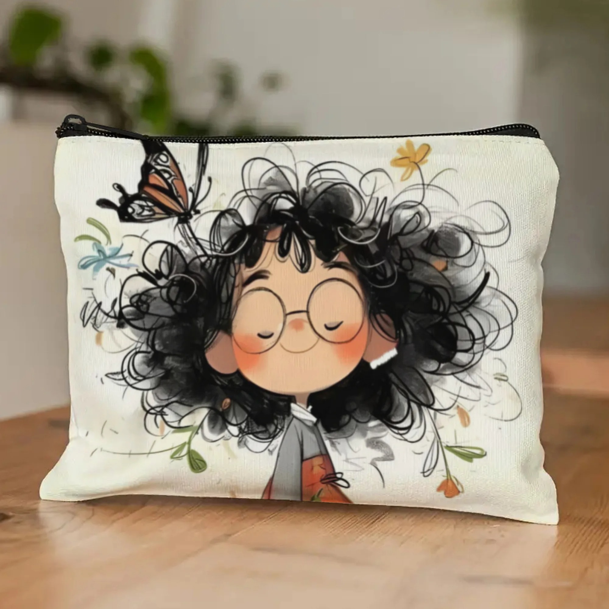 Cartoon Girl Makeup Bag Zipper - огляд і ціна Travel Accessories Organizer Bag