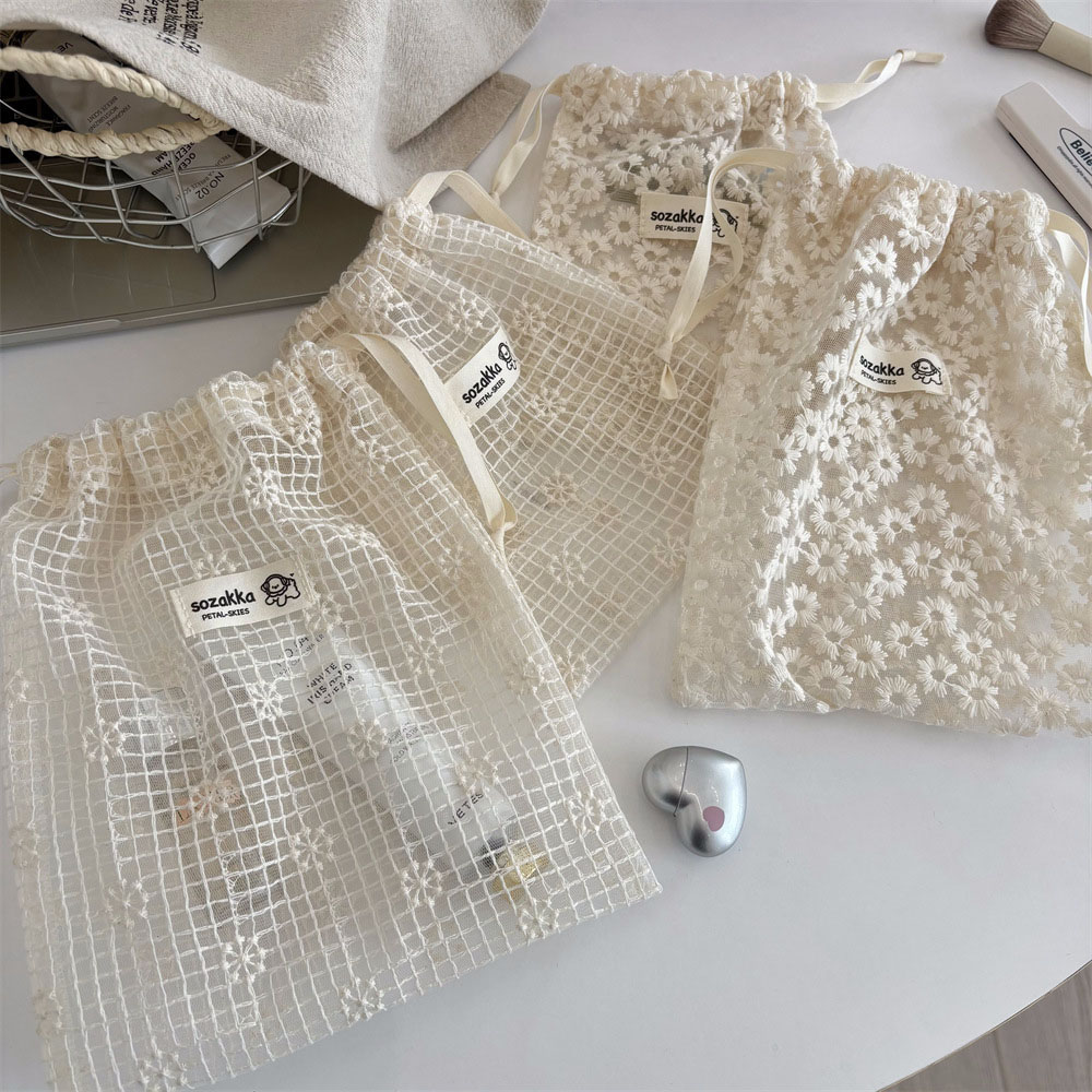 Lace Embroidered Daisy Mesh Dr - огляд і ціна Travel Accessories Organizer Bag