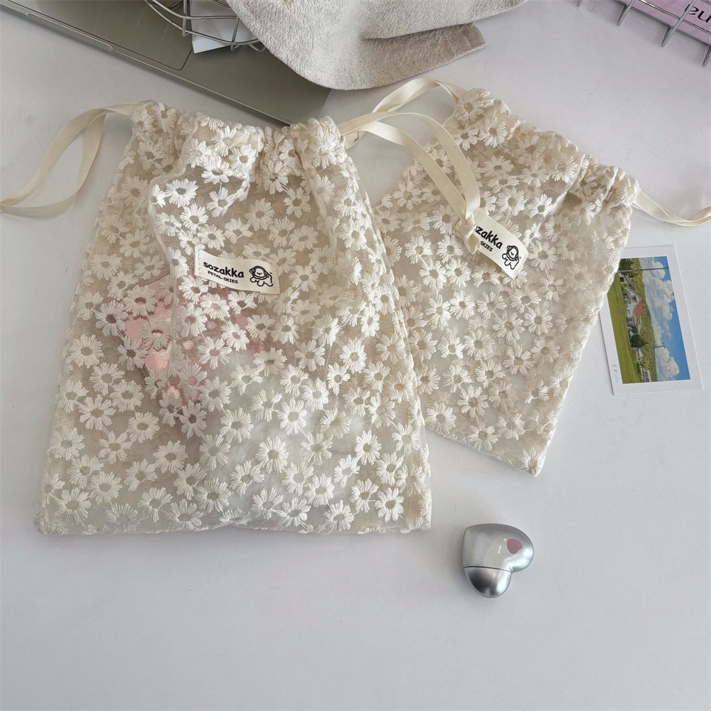 Lace Embroidered Daisy Mesh Dr - огляд і ціна Travel Accessories Organizer Bag