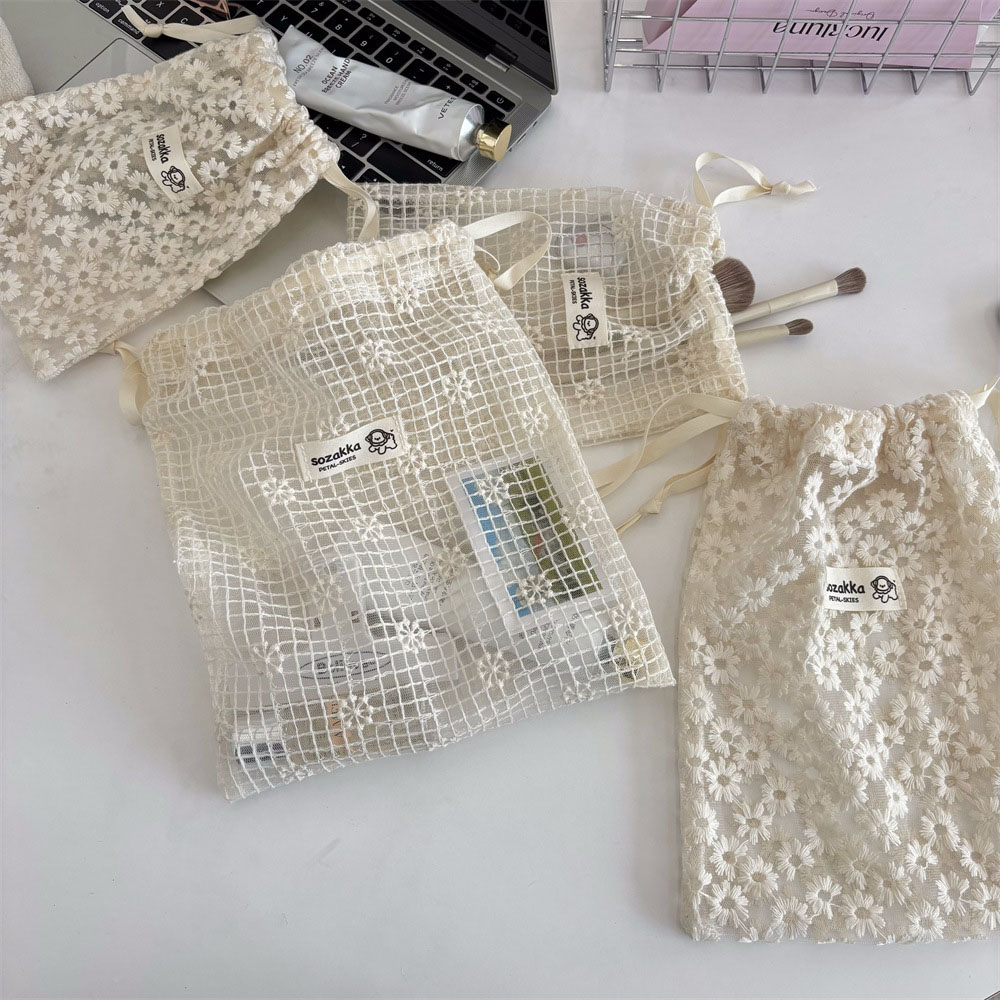 Lace Embroidered Daisy Mesh Dr - огляд і ціна Travel Accessories Organizer Bag