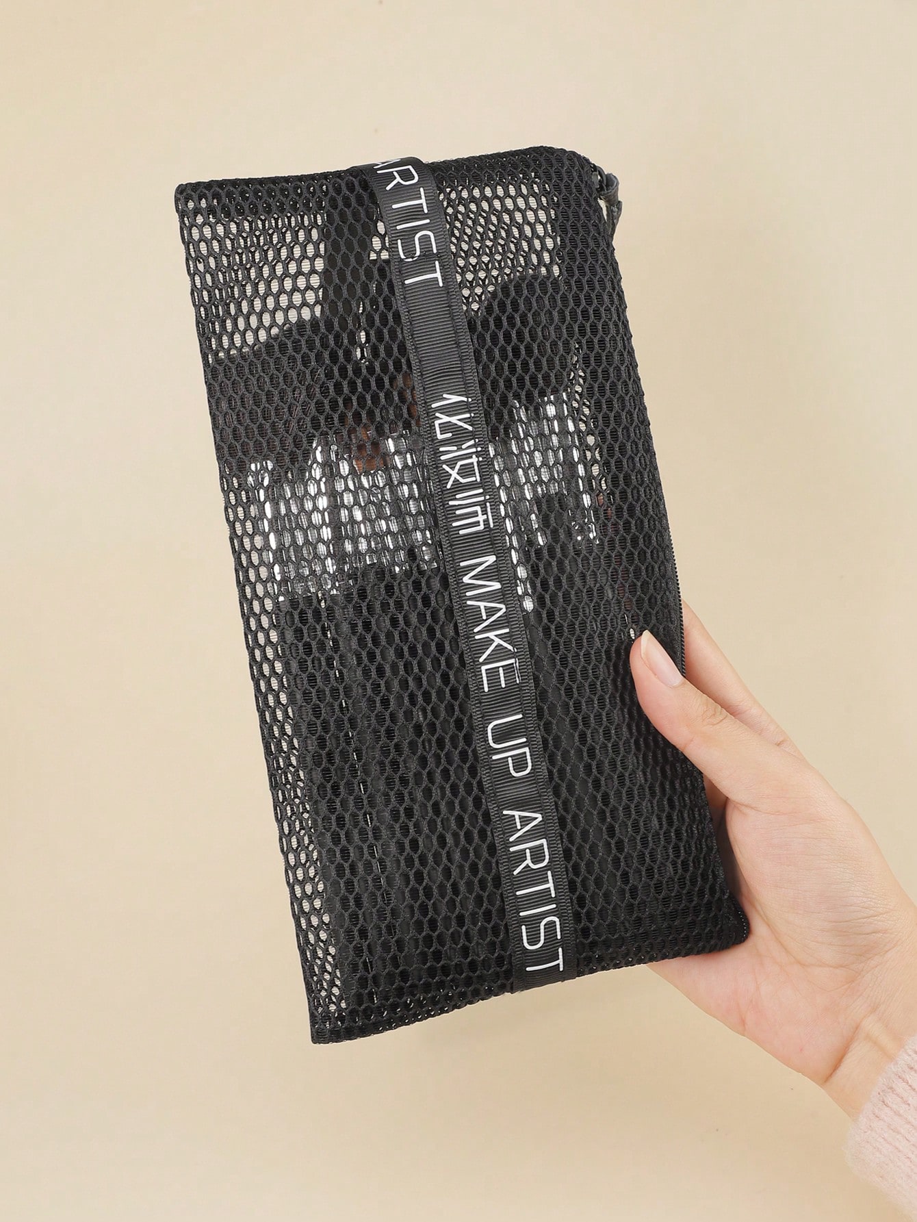 1 Pcs Mesh Makeup Bag Zipper C - огляд і ціна Travel Accessories Organizer Bag