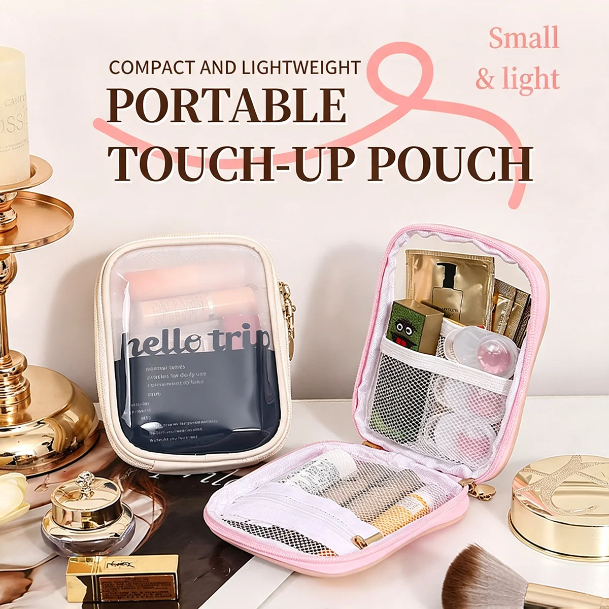 Transparent Portable Cosmetic  - огляд і ціна Travel Accessories Organizer Bag