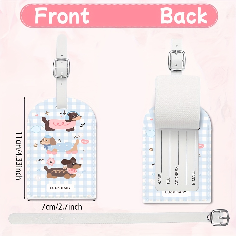 Luggage Tag Made of PU Materia - огляд і ціна Travel Accessories As Gifts
