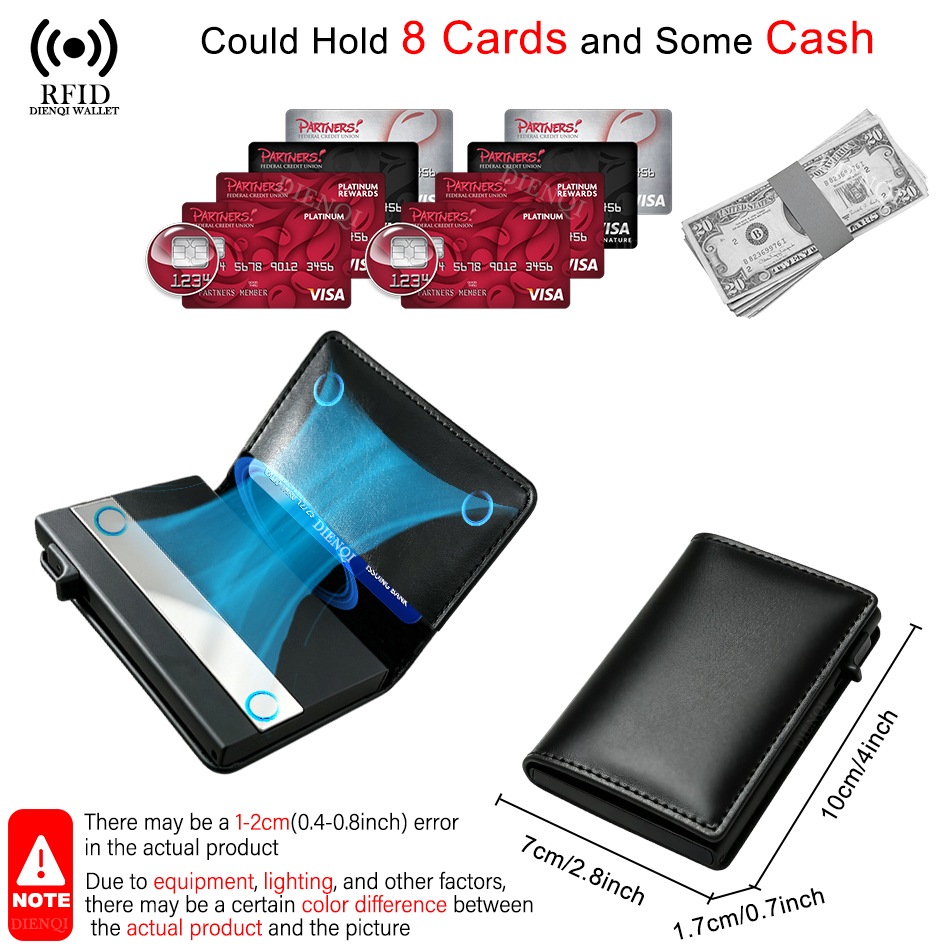 Rfid Credit Card Holder Luxury - огляд і ціна Travel Accessories Wallet