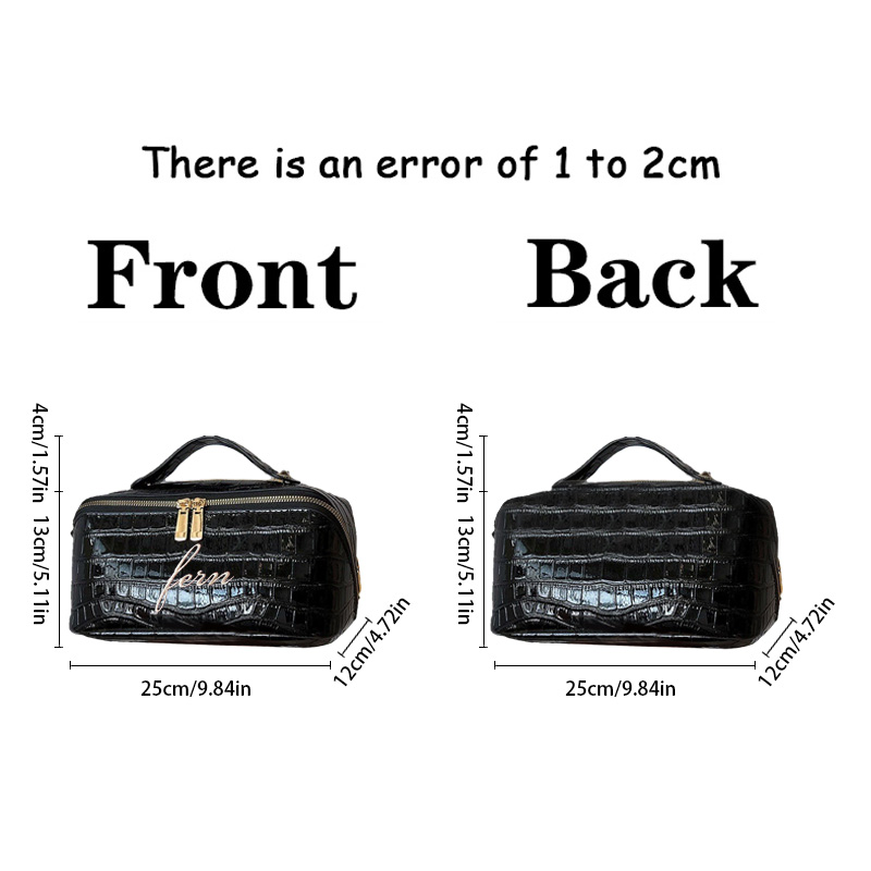 Embroidered Croc Makeup Bag Pe - огляд і ціна Travel Accessories Ideas