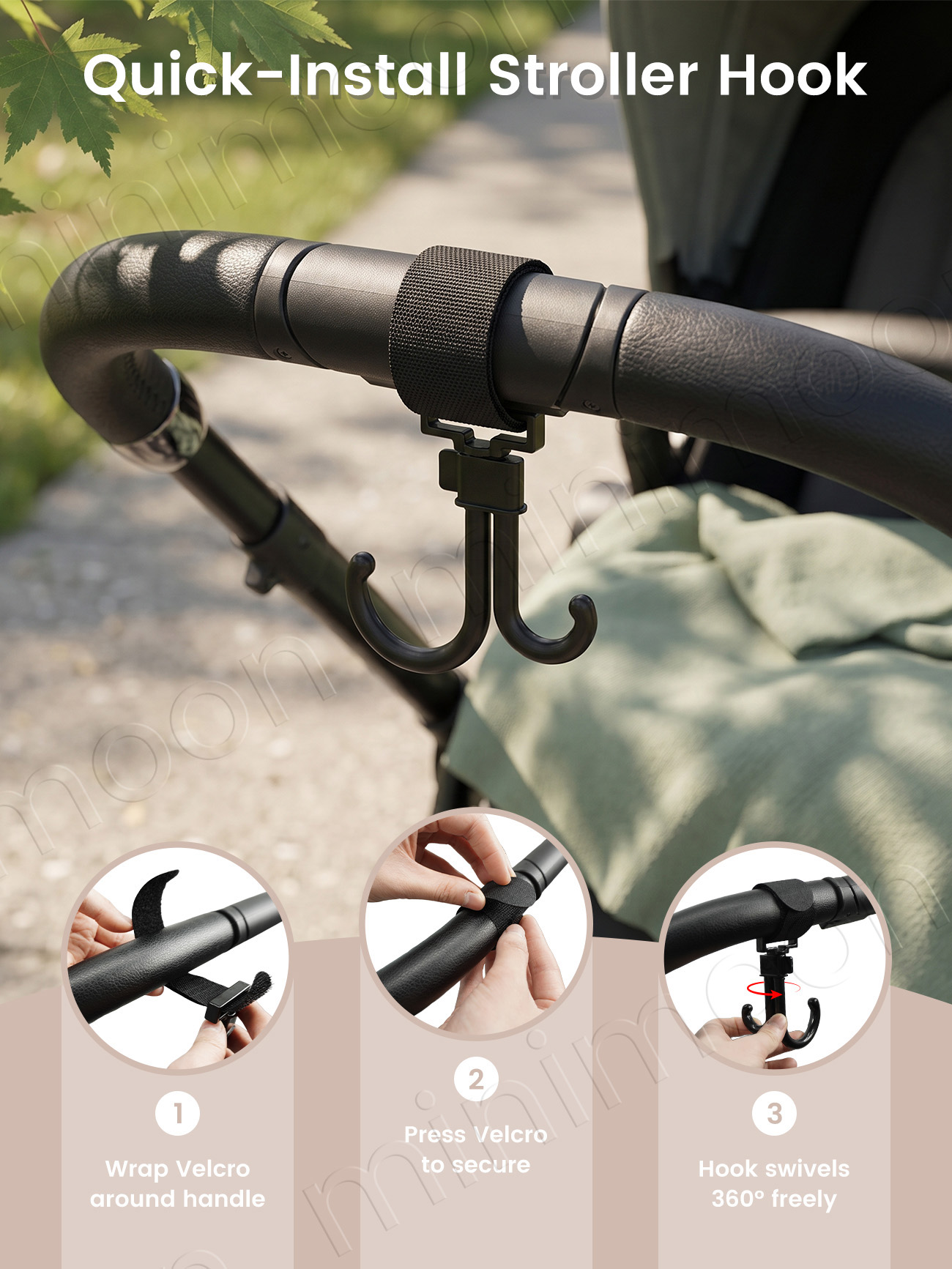 360° Rotatable Baby Stroller H - огляд і ціна Travel Accessories Baby